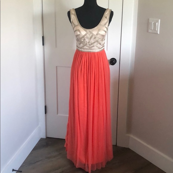 george evening dresses 1960s George Halley Olive Green Silk Chiffon Beaded Bodice Evening Dress main image 0
